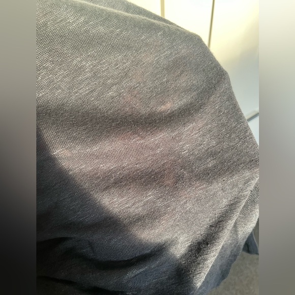 NWOT Blue-Gray Linen Shirt - Picture 4 of 10